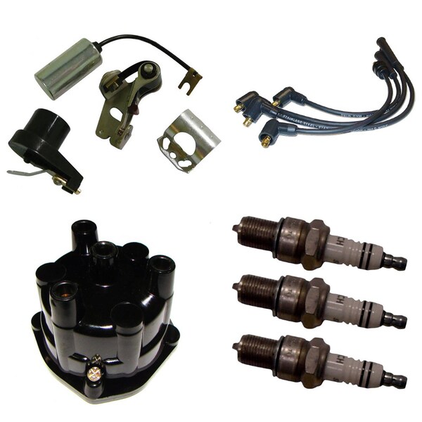 Aic Replacement Parts Complete Tune up Kit Fits Massey Ferguson MF 20 40 2200 2500 3 Cyl Perkins AL405 21A14-DistribTuneUpKit - main